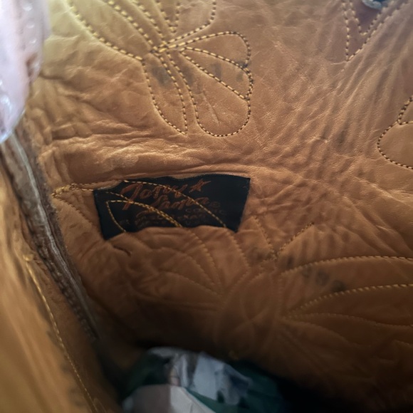 Women’s Size 7 M - 1960’s Tony Lama Cowboy Western Boots Butterfly Inlays - Picture 7 of 7